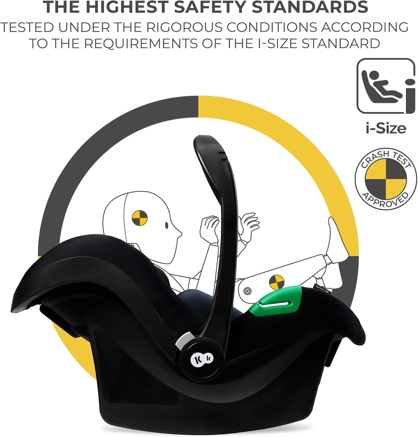 Kinderkraft Newly 3 in 1, I-Size, Stroller, Pushchair for Toddlers, Pram, Newborn Baby