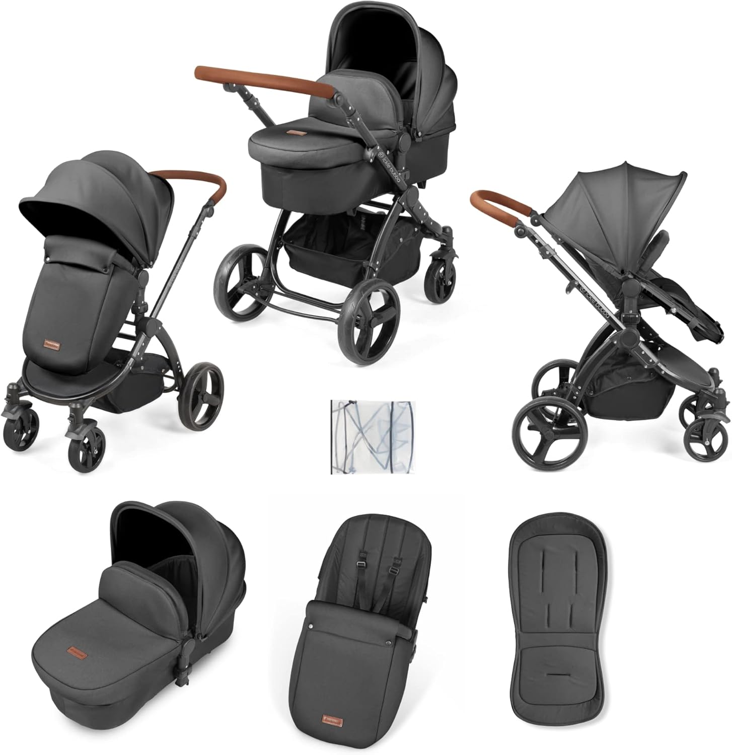 Ickle Bubba Stomp Urban 2-in-1 Pram – Birth to 22kgs